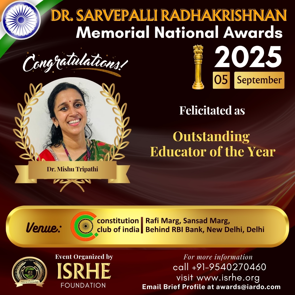Dr. Mishu Tripathi